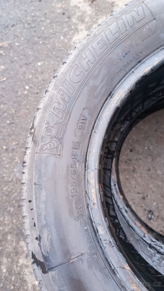 Letní 2x15" Michelin 195/65/15 na dojezd. - 3