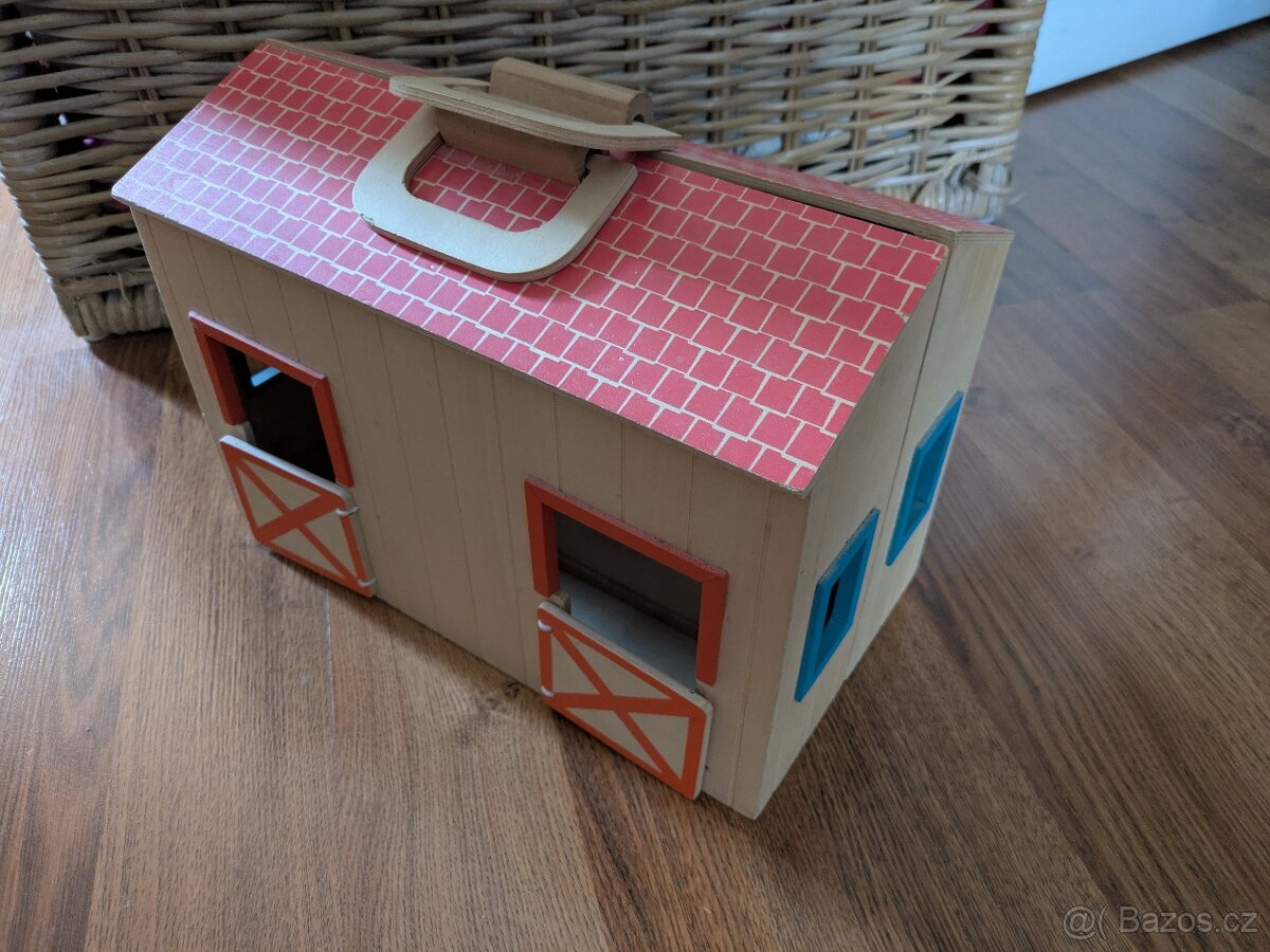 Dřevěné stáj na koně Schleich - 3