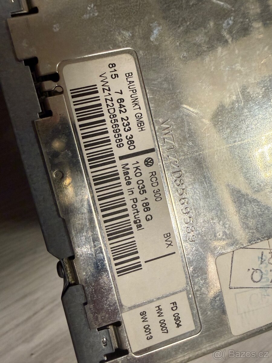 Autorádio VW Passat, Jetta, Golf, Touran, Caddy - 3