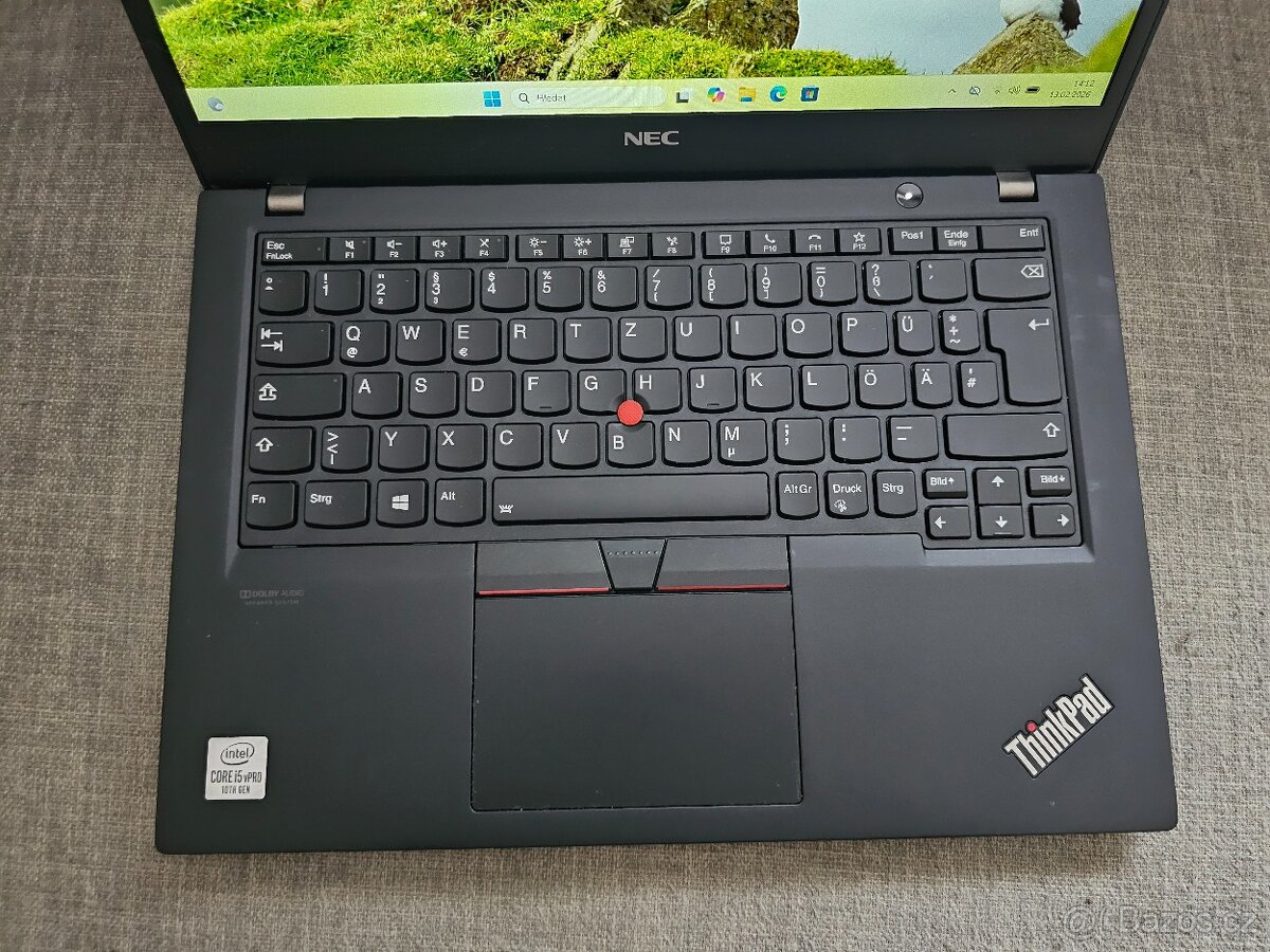 Lenovo Thinkpad X13 - 13,3" FullHD, i5 10310U, SSD - 3
