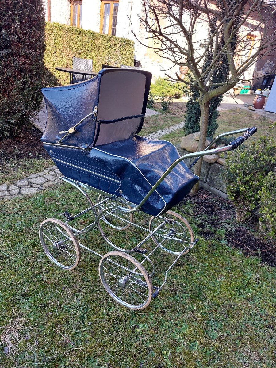 Retro sedačka na kočárek - 3
