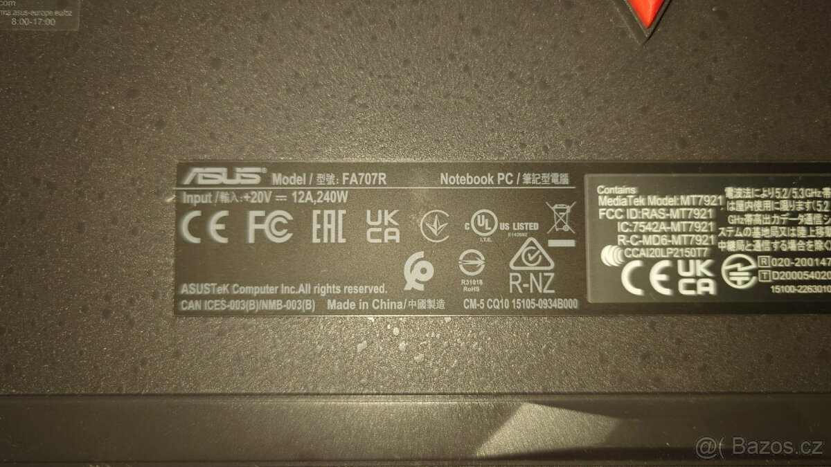 ASUS TUF Gaming A17 FA707RM-HX038W Mecha Gray - 3