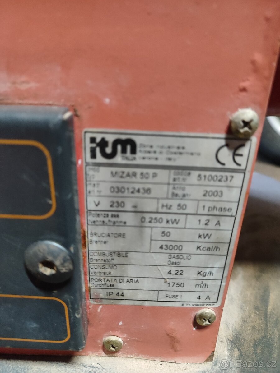 Naftové topidlo 50Kw - 3