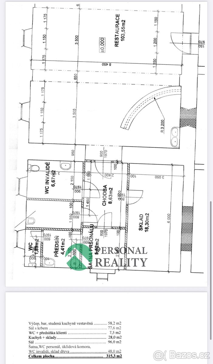 Pronájem obchodního prostoru 315 m², Tursko, ev.č. 02890 - 3