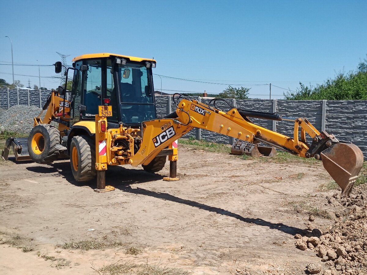 JCB 3CX Compact traktorbagr - rypadlo-nakladač - 3