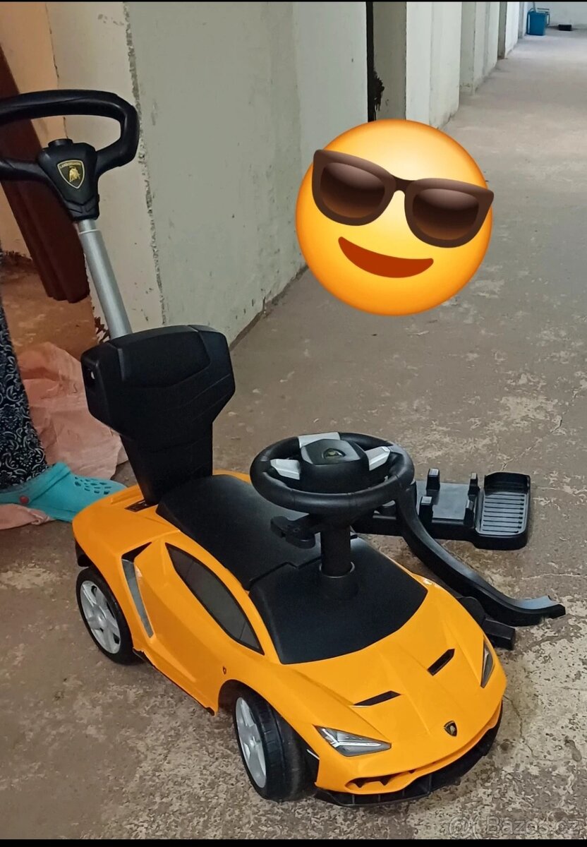 Odstrkavadlo 3v1 s vodici tyci - 3