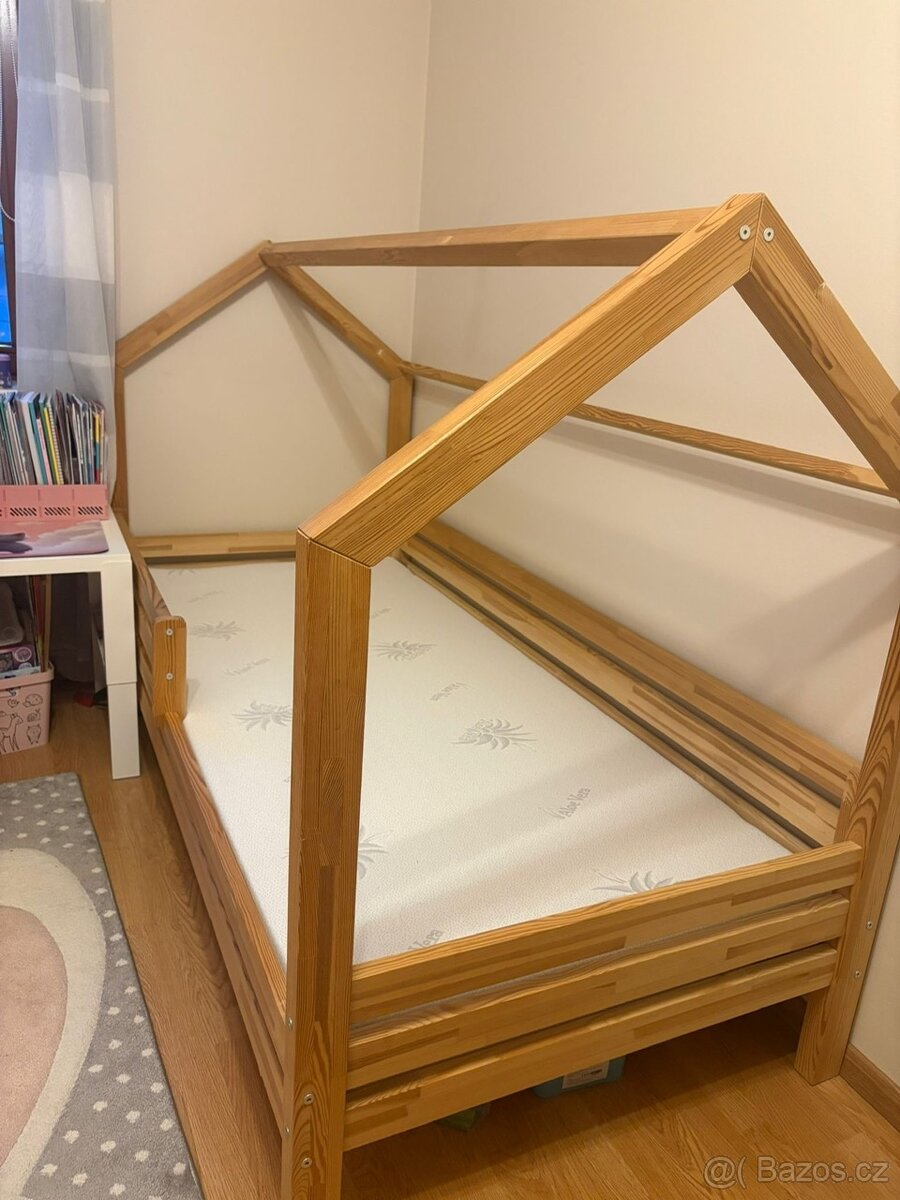 Domečková postel 90x200 cm - skvělý stav - 3