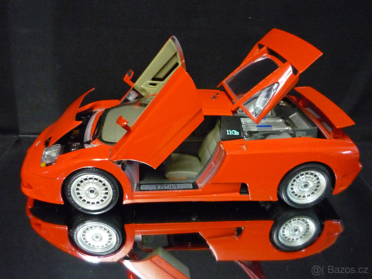 Bugatti EB110 červené Bburago 1/18 - 3