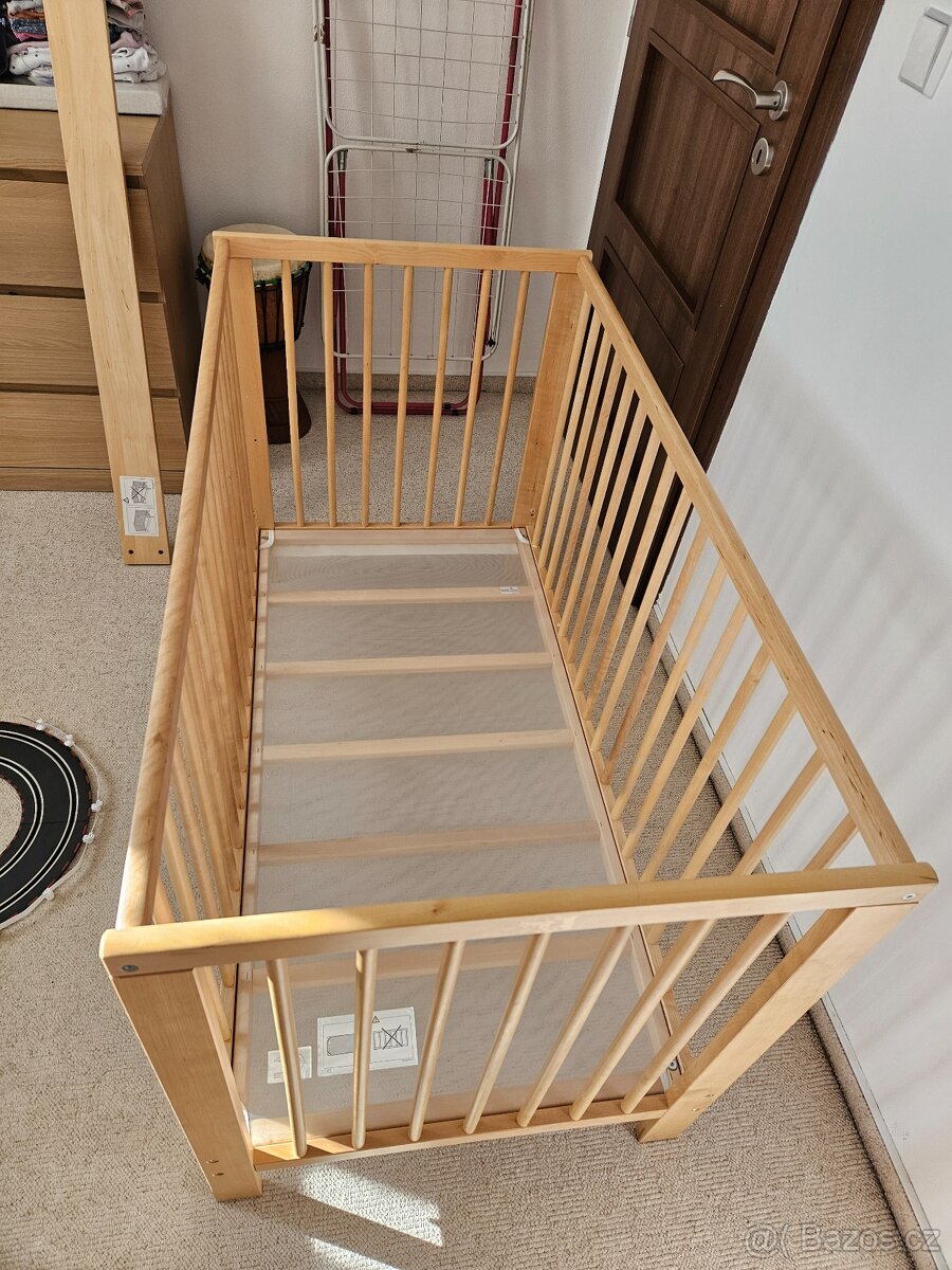 Dětská postýlka IKEA - Gulliver + matrace MPO - 3