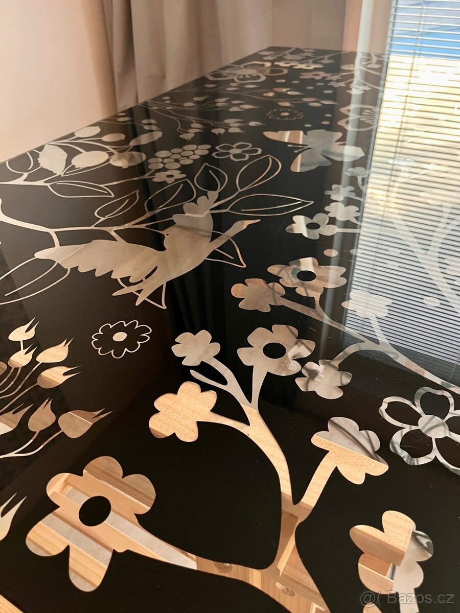 Skleněná deska stolu IKEA 150x80cm - 3
