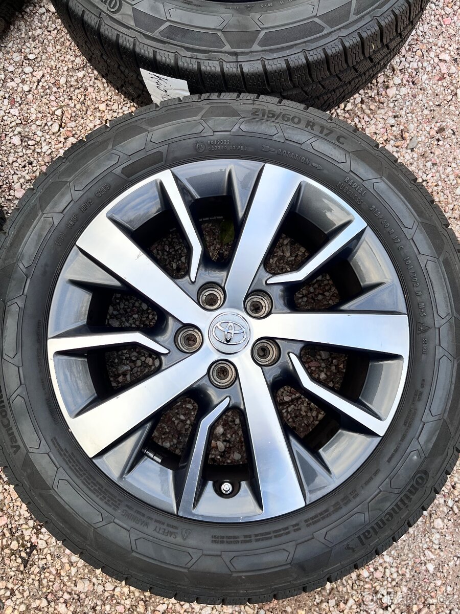 5x108 R17 originál zimní alu disky Toyota Proace - 3