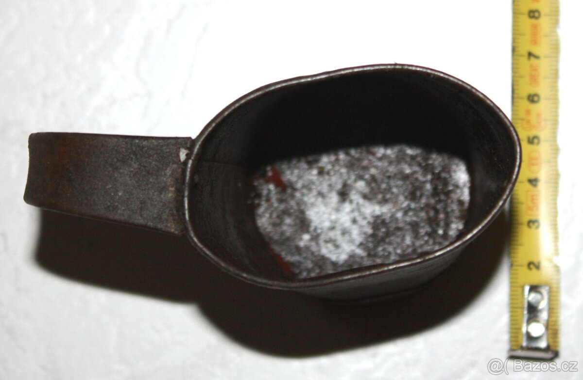 Měrka 1/4 litru, cejchováno z roku 1932, lahev hrnek hrníček - 3