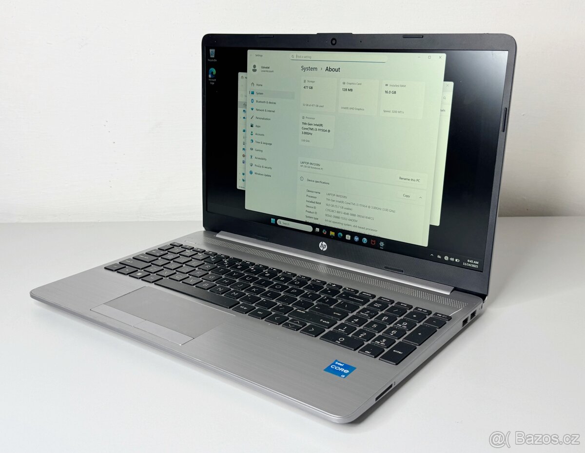 HP 250 G8 – i3 | 16GB RAM | 512GB SSD | W11 - 3