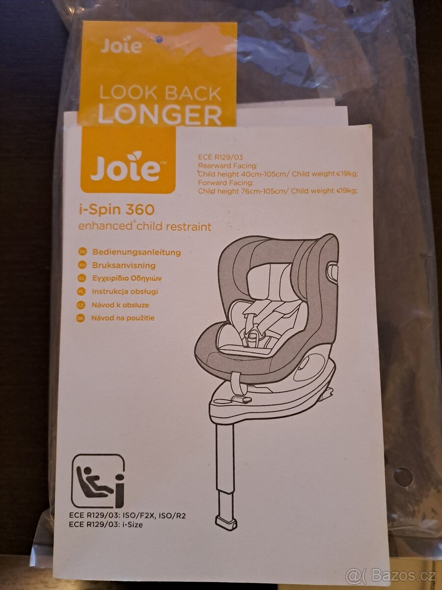 Autosedačka Joie i-Spin 360 - 3