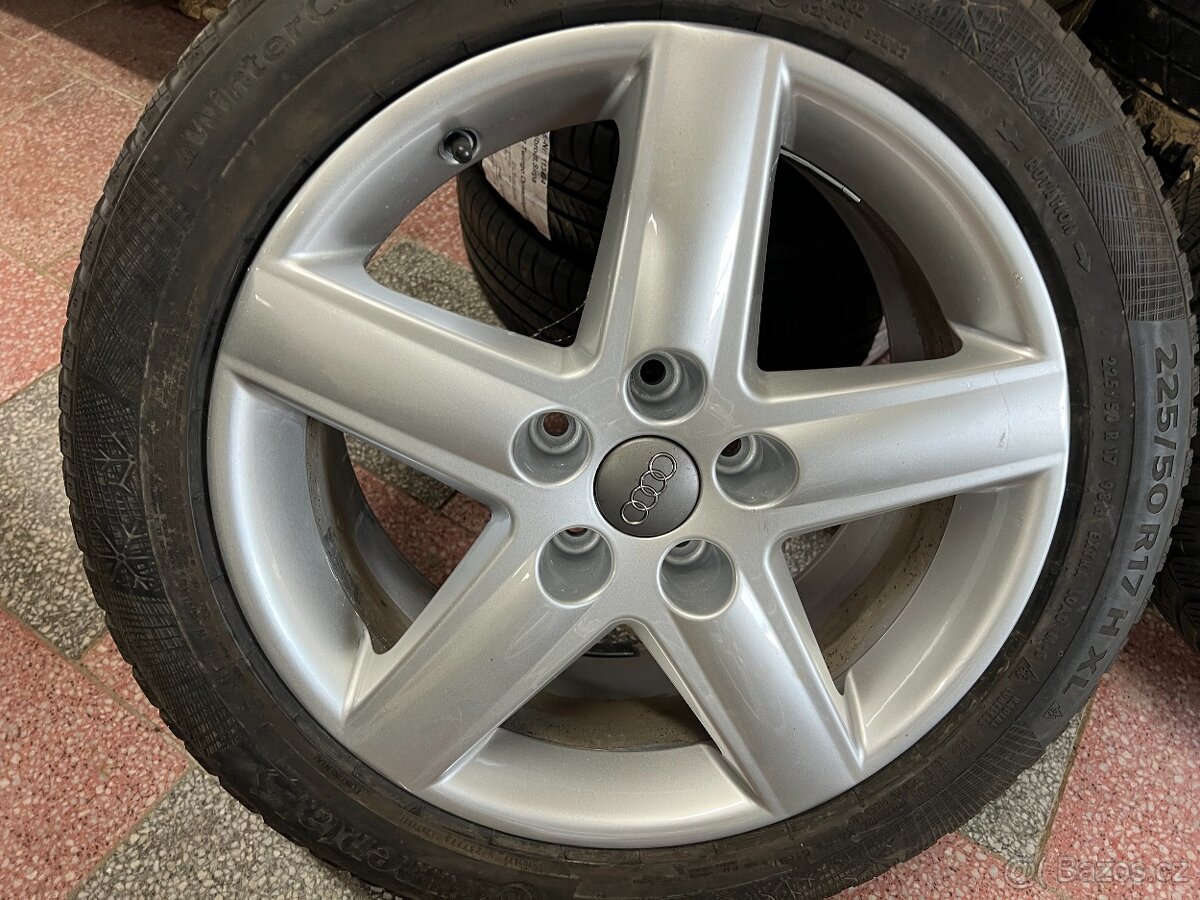 AUDI KOLA 5x112 7.5Jx17H2 VČETNĚ ZIMNÍCH PNEU 225/50R17 H XL - 3