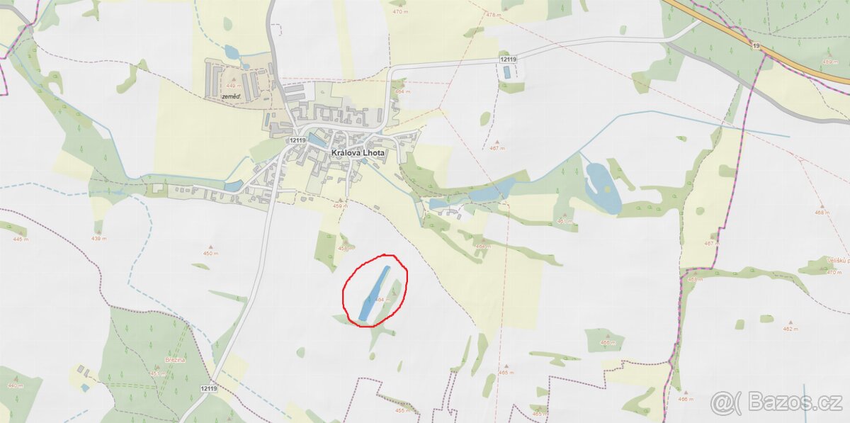 Prodám lesní pozemek v k.ú. Králova Lhota - 3