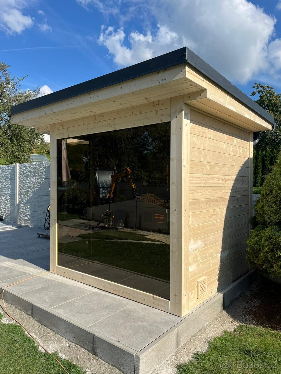 Prodám venkovní saunu – kombinovaná (finská + infra), proskl - 3