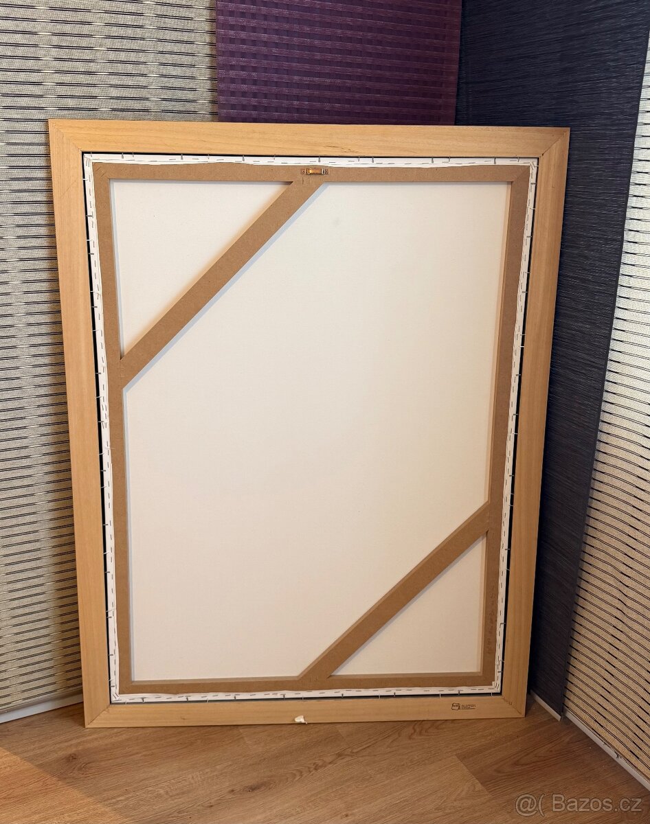 Velký dekorativní obraz – portrét ženy, rámováno (132×102 cm - 3