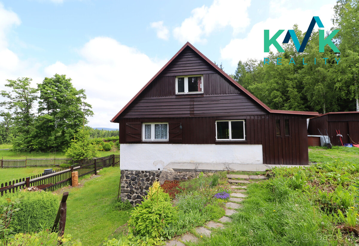 Prodej zděné chaty 3+1 se zahradou, pozemek 400 m², Jindřic - 3