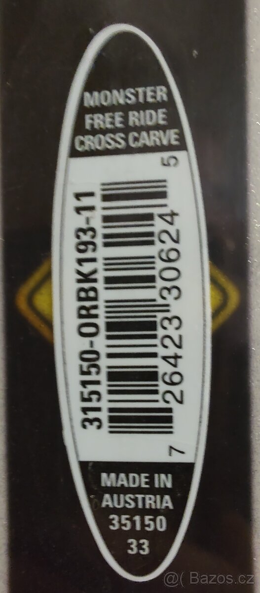Lyže HEAD Monster Cyber nové - 3