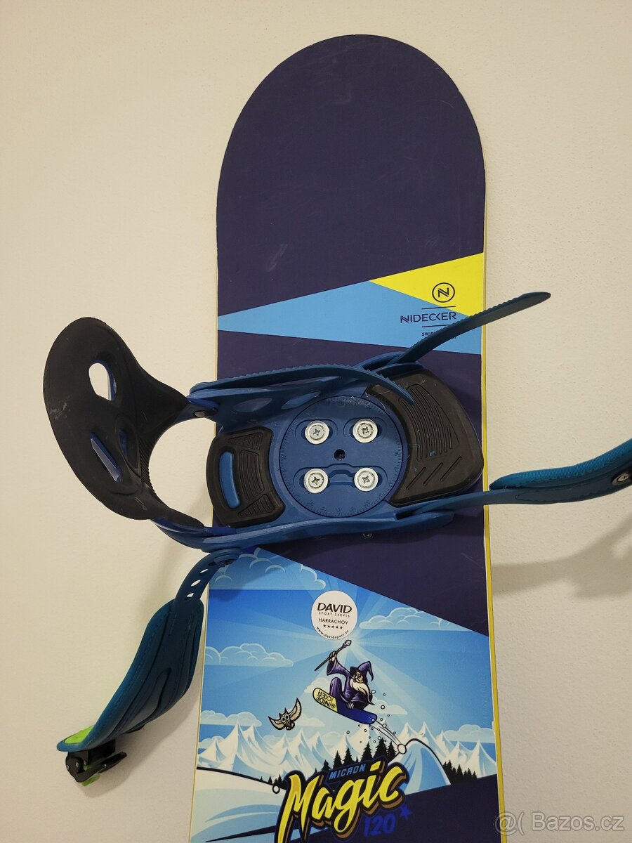 Snowboard Nidecker Micron Magic 120 cm + vázání - 3