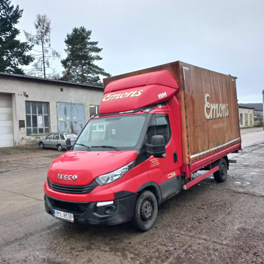 Iveco Daily 35 valník s plachtou , hydr.čelo, DPH - 3