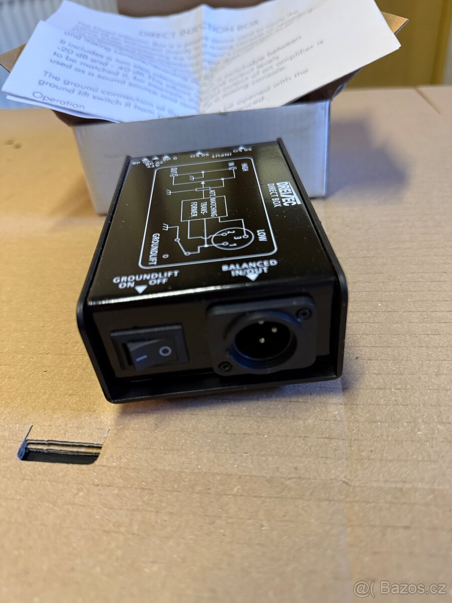 DREI EC Direct Box je pasivní DI box - 3