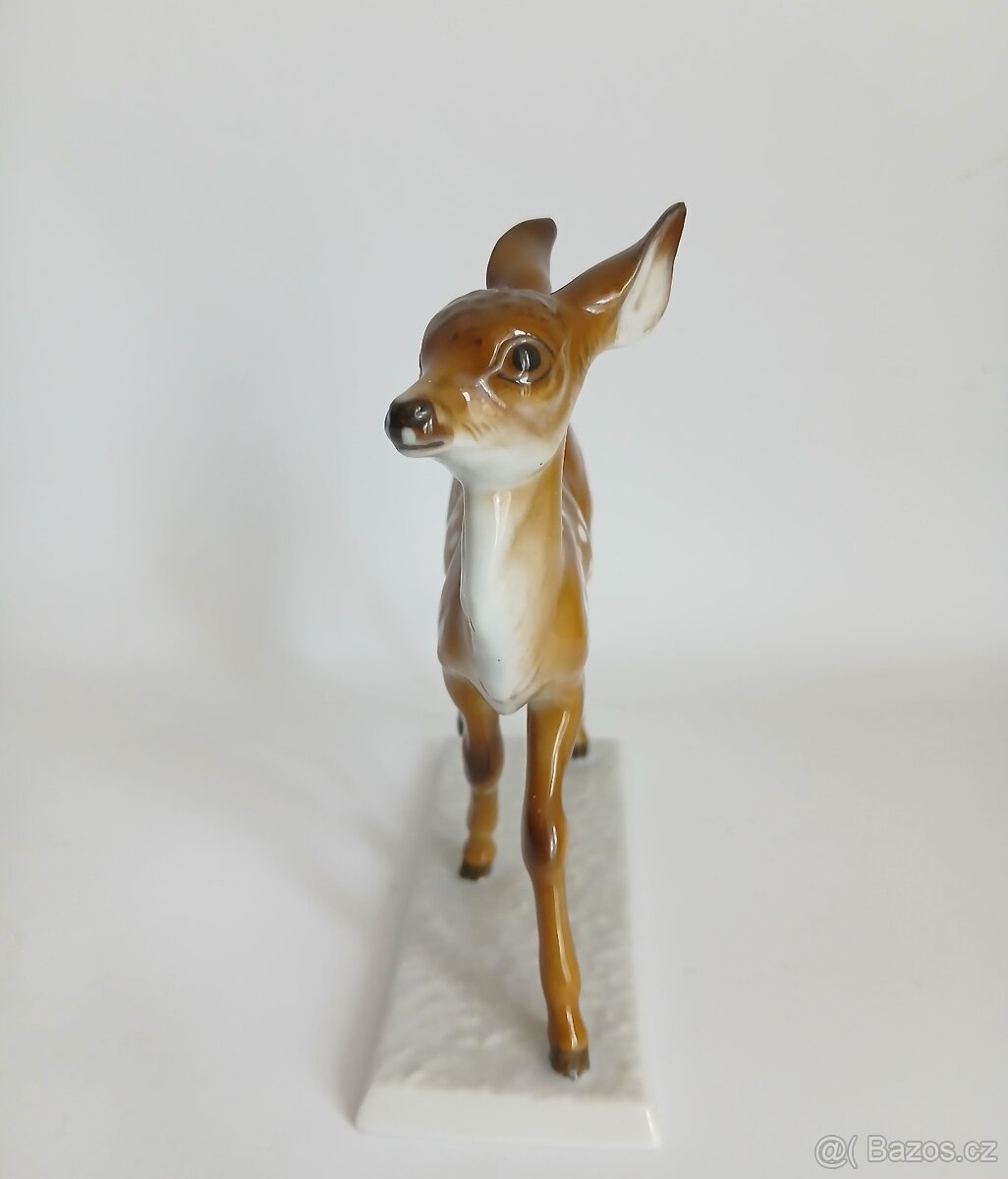 Starožitná porcelánová figurka srnečka - Rosenthal - 3