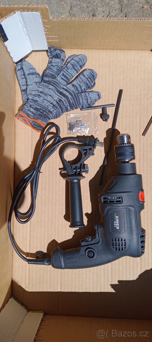 El. vrtačka s příklepem 1500W - 3