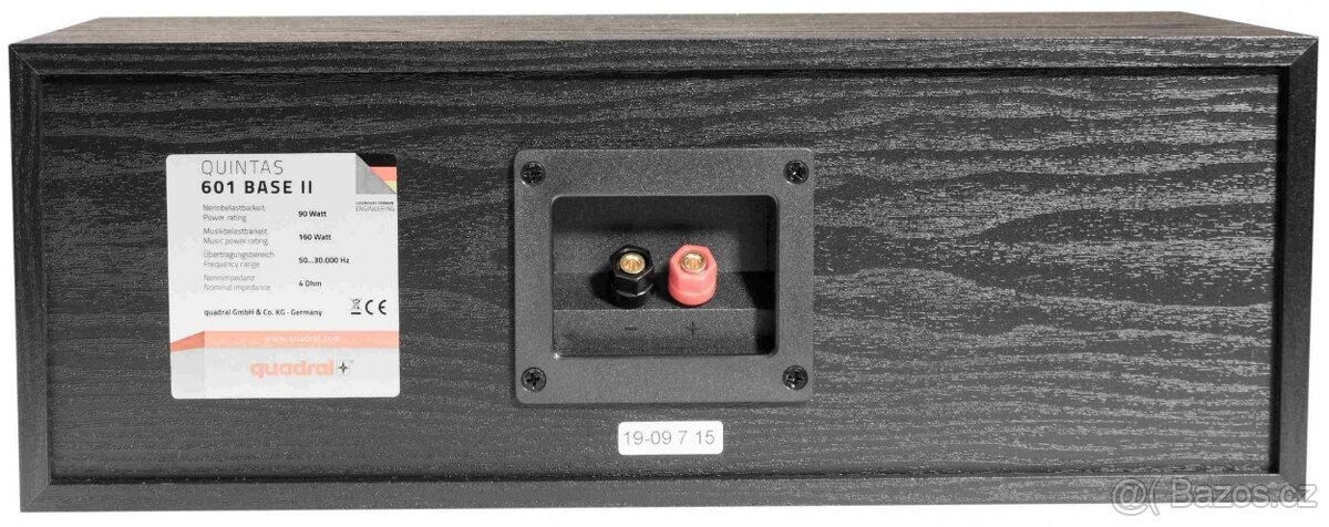 Quadral Quintas 601 BASE II centrální reproduktor - 3