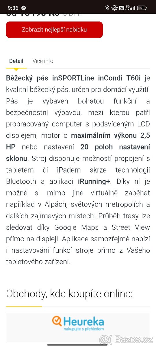 Běžecký pás Insportline inCondi t60i - 3