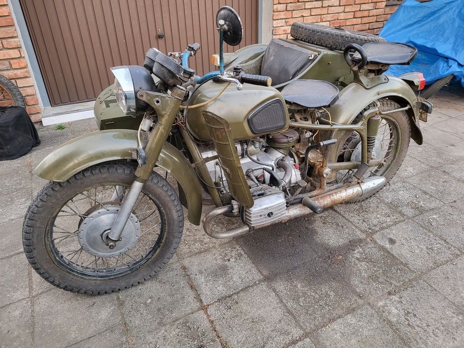Dněpr,Ural MW 650 s pohonem sidecaru - 3