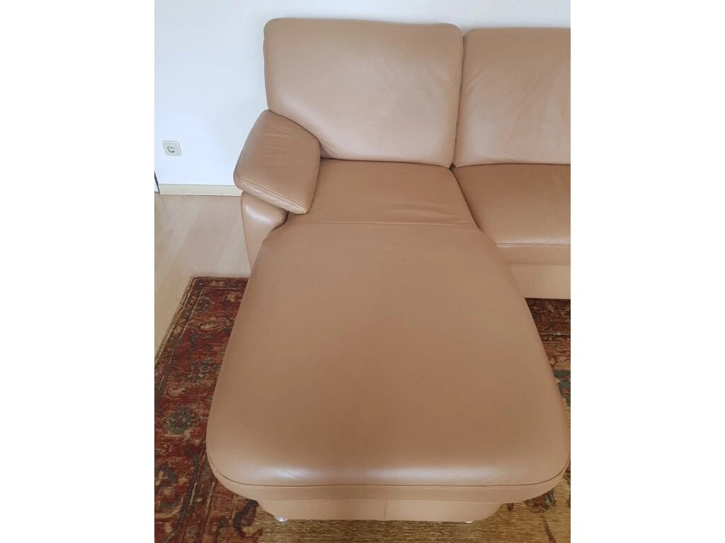 Moderní kožená sedací souprava ve tvaru "U", 3437 - 3