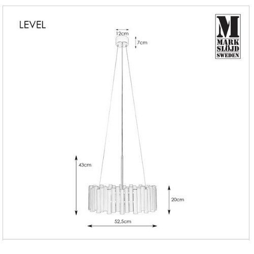 Stropní lustr Markslöjd 108047 - 3