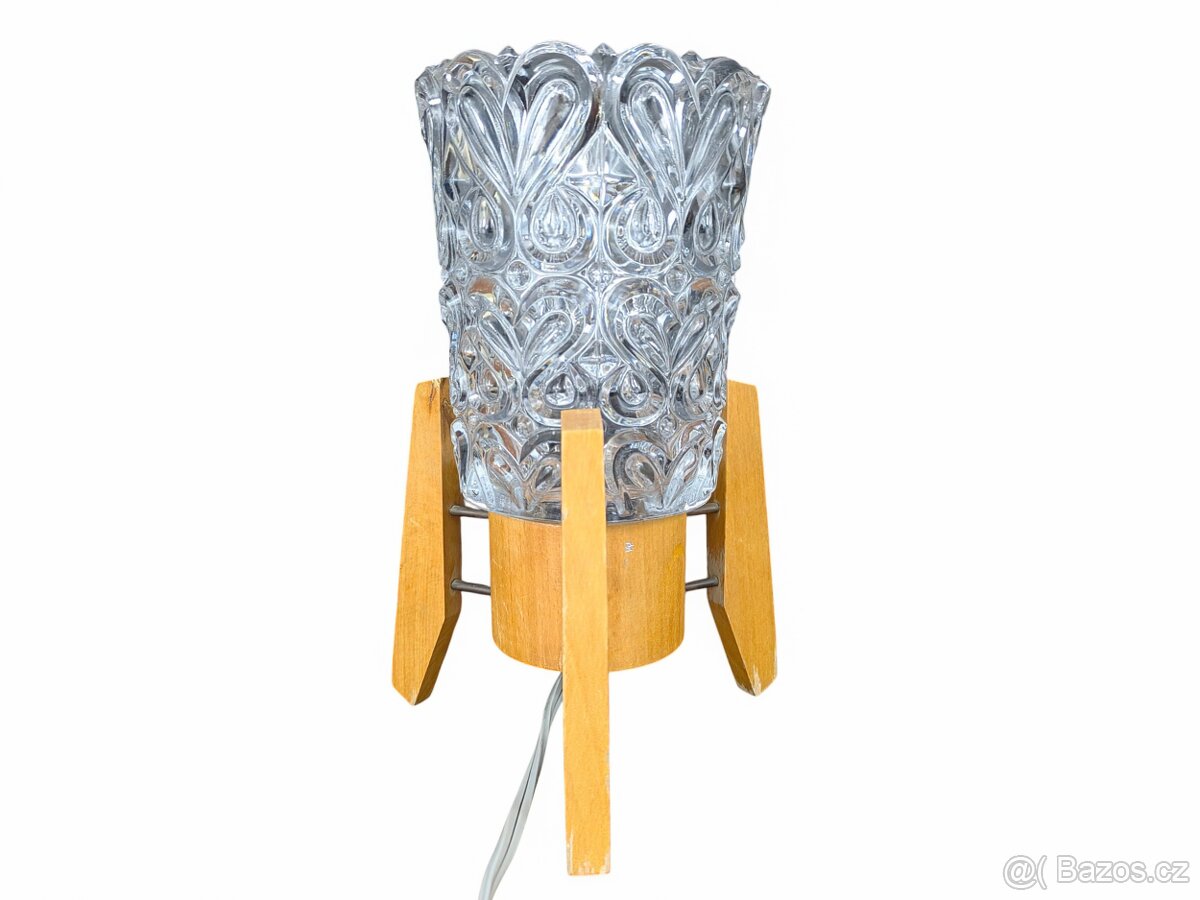 Retro lampička Dřevo Humpolec - 3