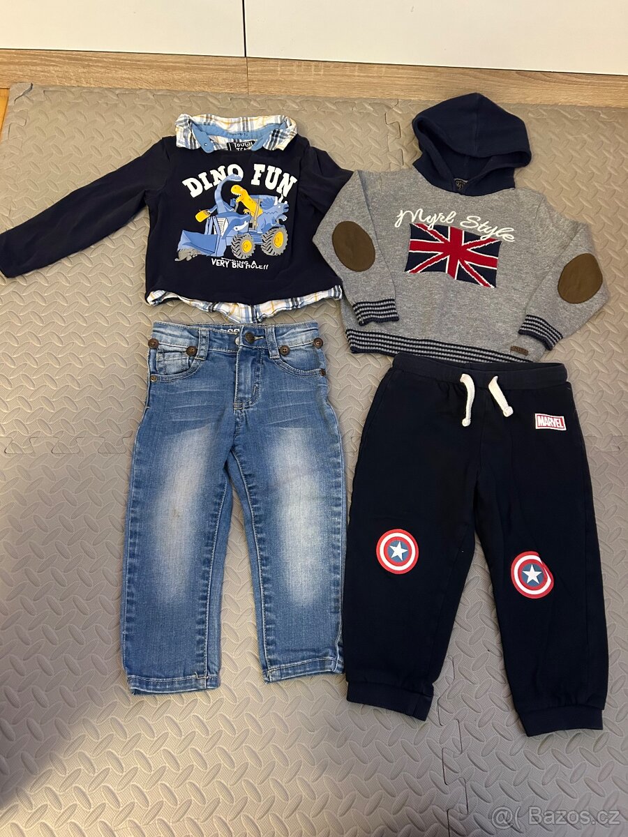 Obleceni pro chlapce 86-92 rifle guess, teplaky Marvel - 3