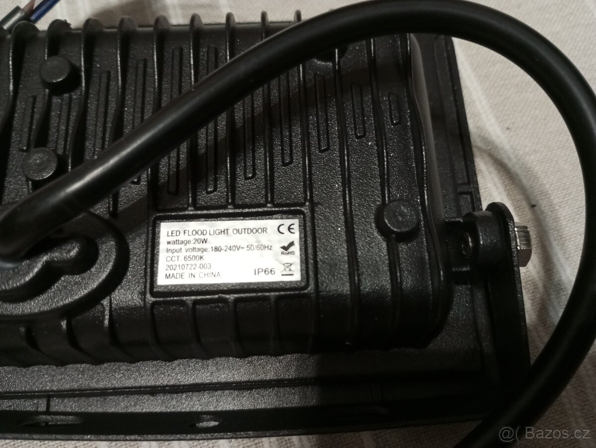 20W LED reflektor, svítidlo, vodotěsné IP66, 230V - 3
