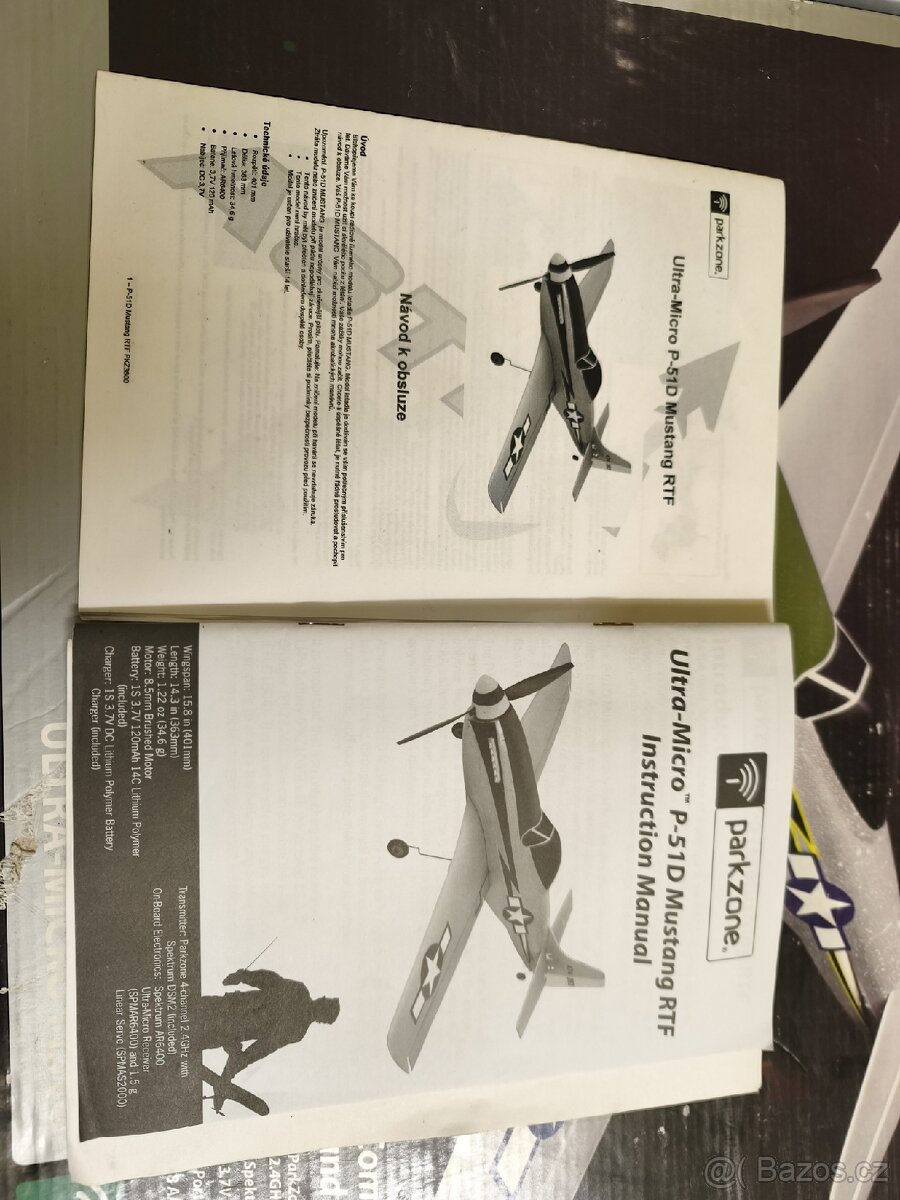 Prodám RC letadlo P-51D Mustang - 3