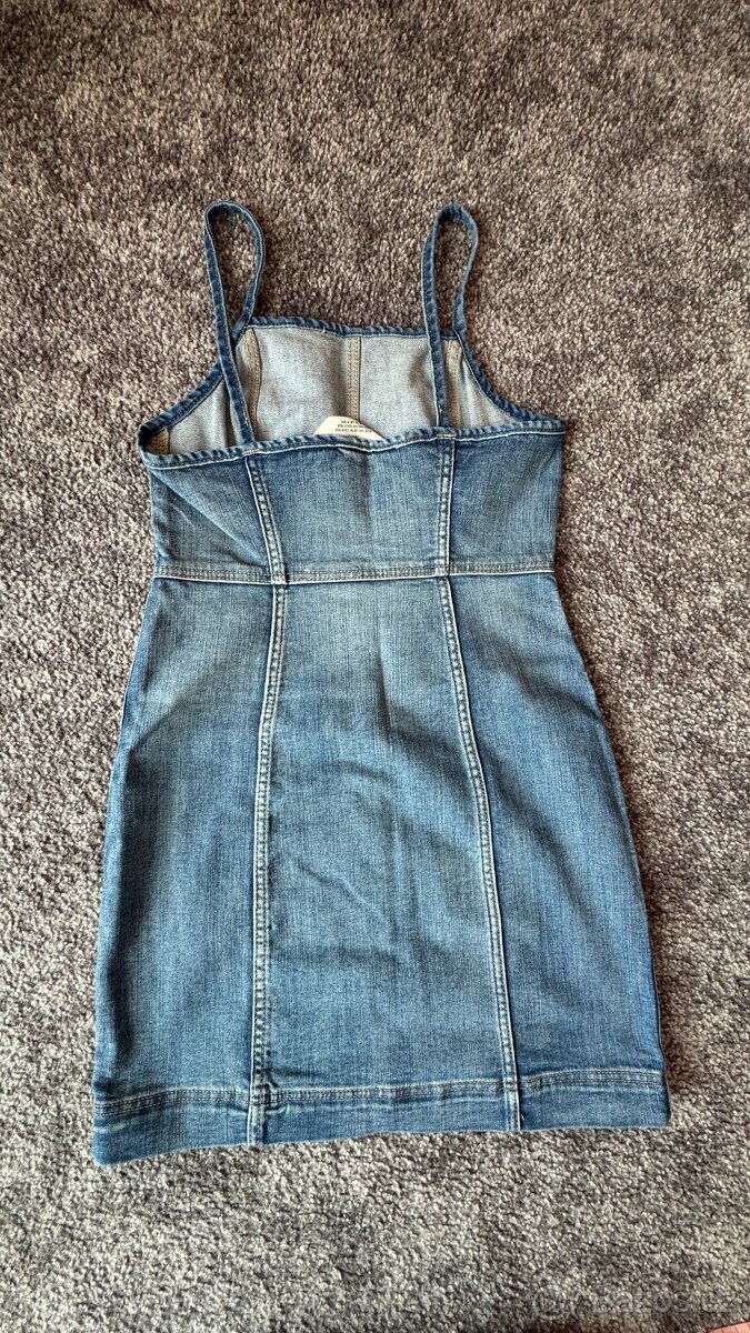 H&M džínové šaty 128 - 3