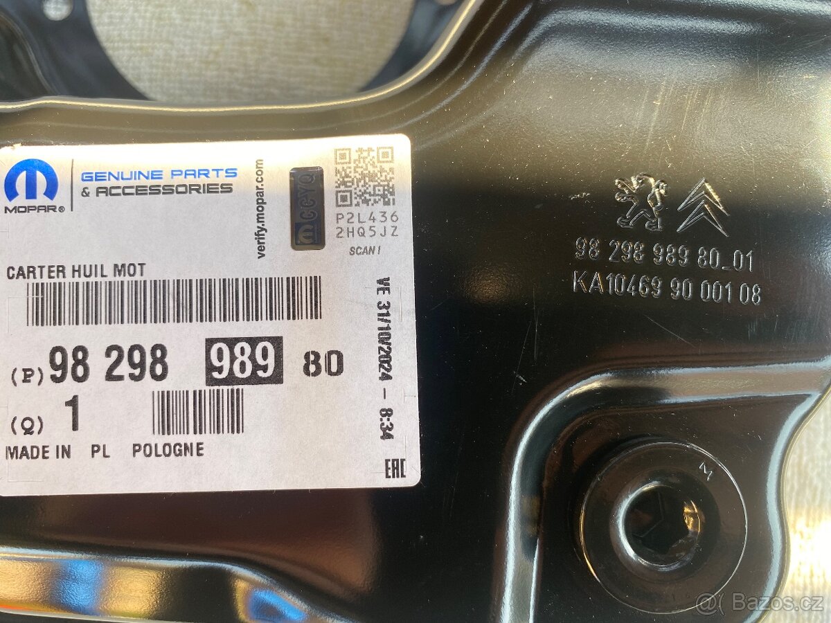 OLEJOVÁ VANA MOTORU 1.2 - 3