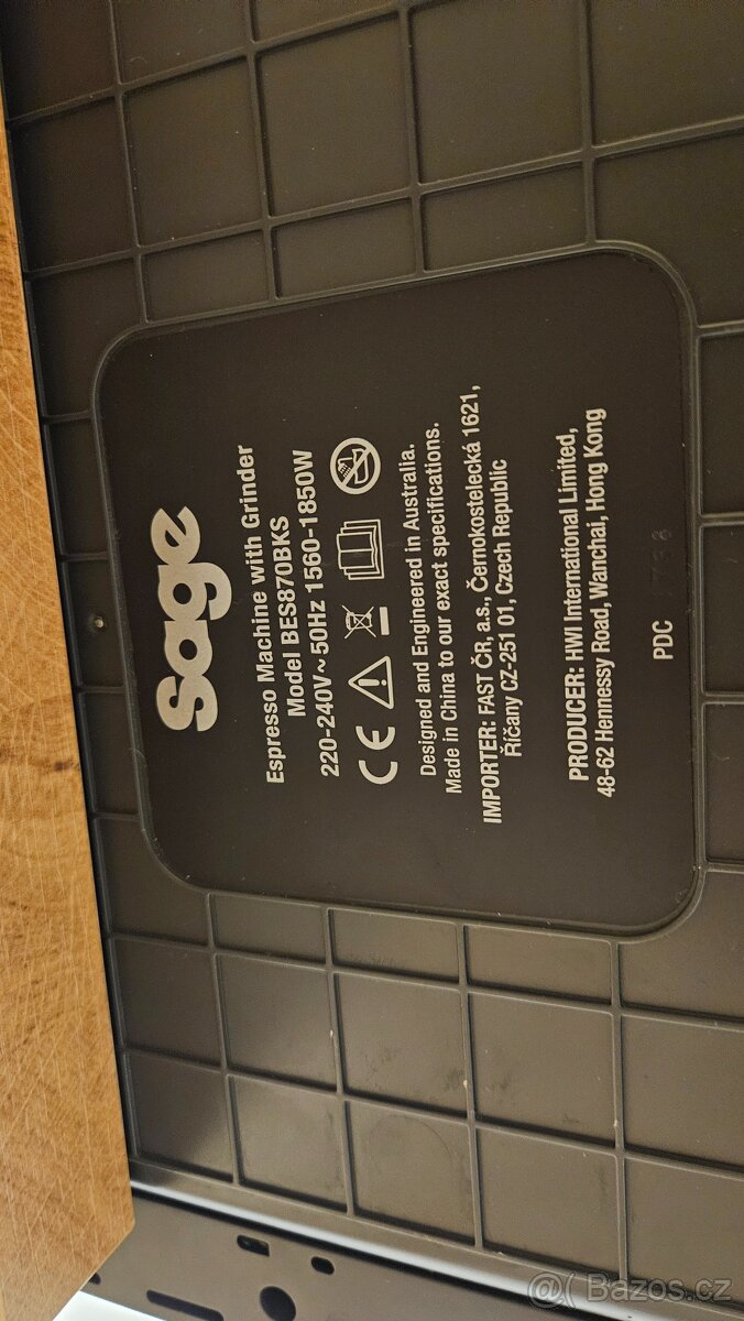 Sage bes870bks na náhradní díly / k opravě - 3