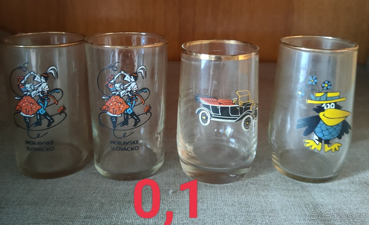 Retro pivní půllitry-štuc a ostatní - 3