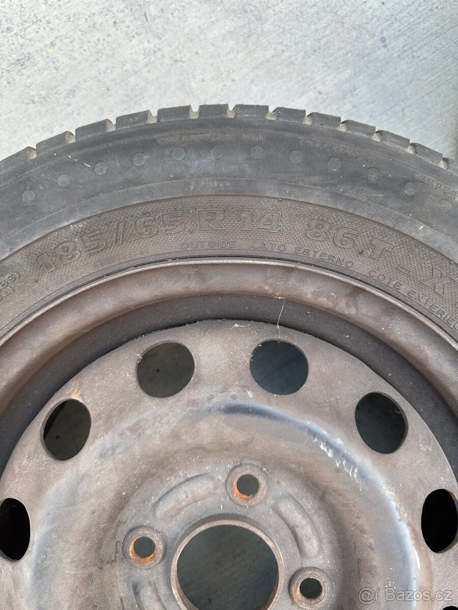 Prodám plechové disky Ford 185/65 R14 - 3