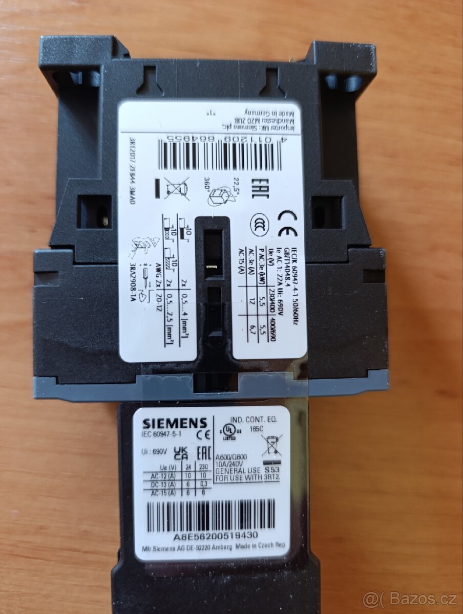 Siemens stykač 3RT2017-2FB44-3MA0 - 3