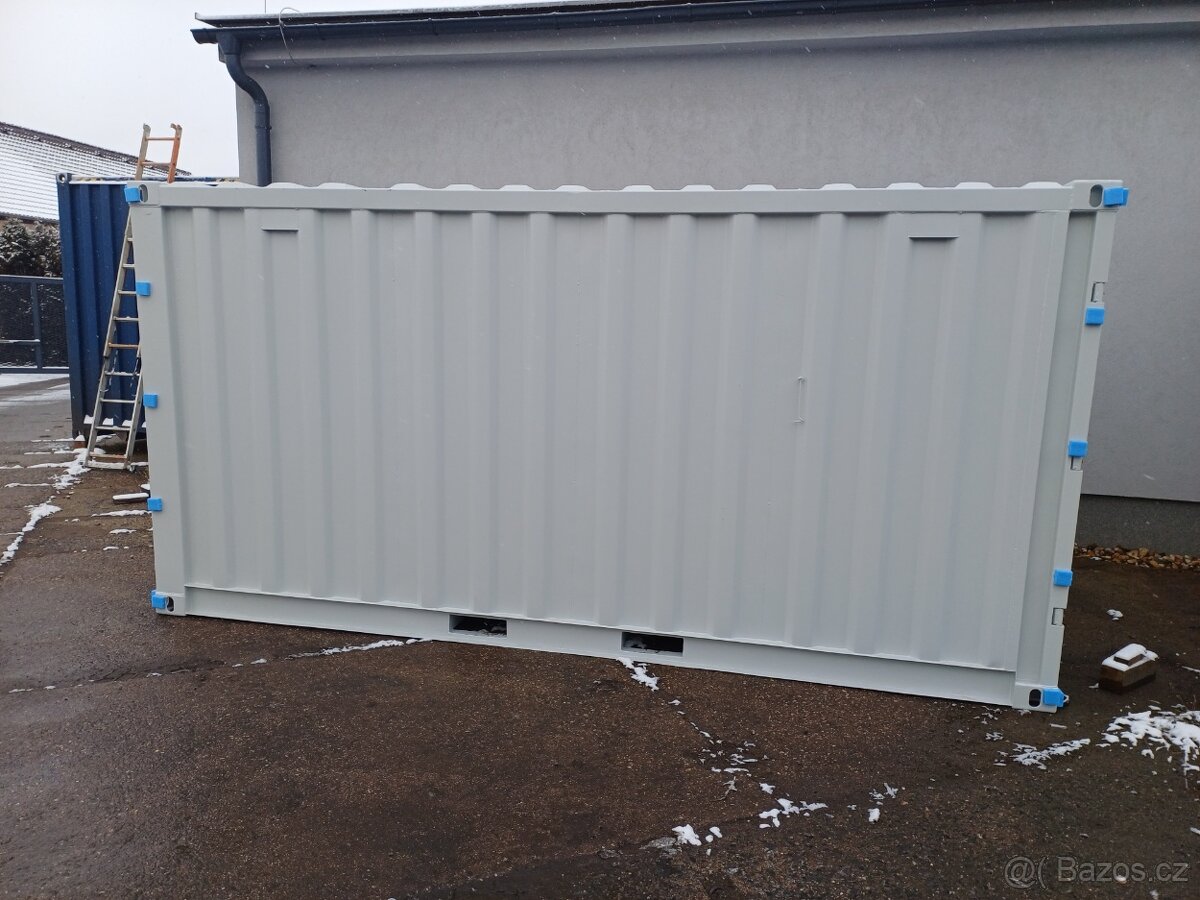 Nový 15´ skladový kontejner, barva RAL 7016 a RAL 7035 - 3