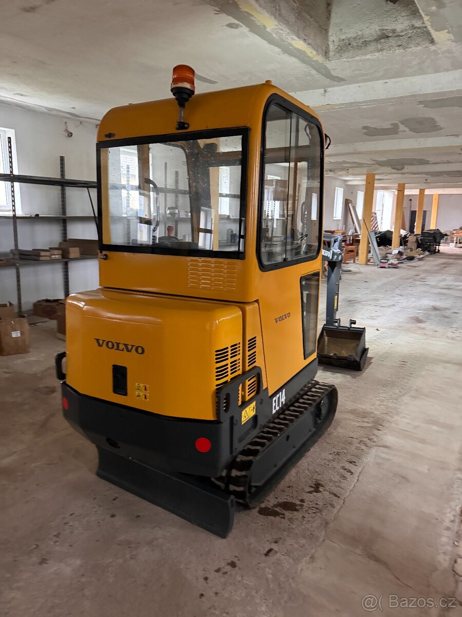 Minibagr Volvo ec14 271 2004 3x lzice po go - 3