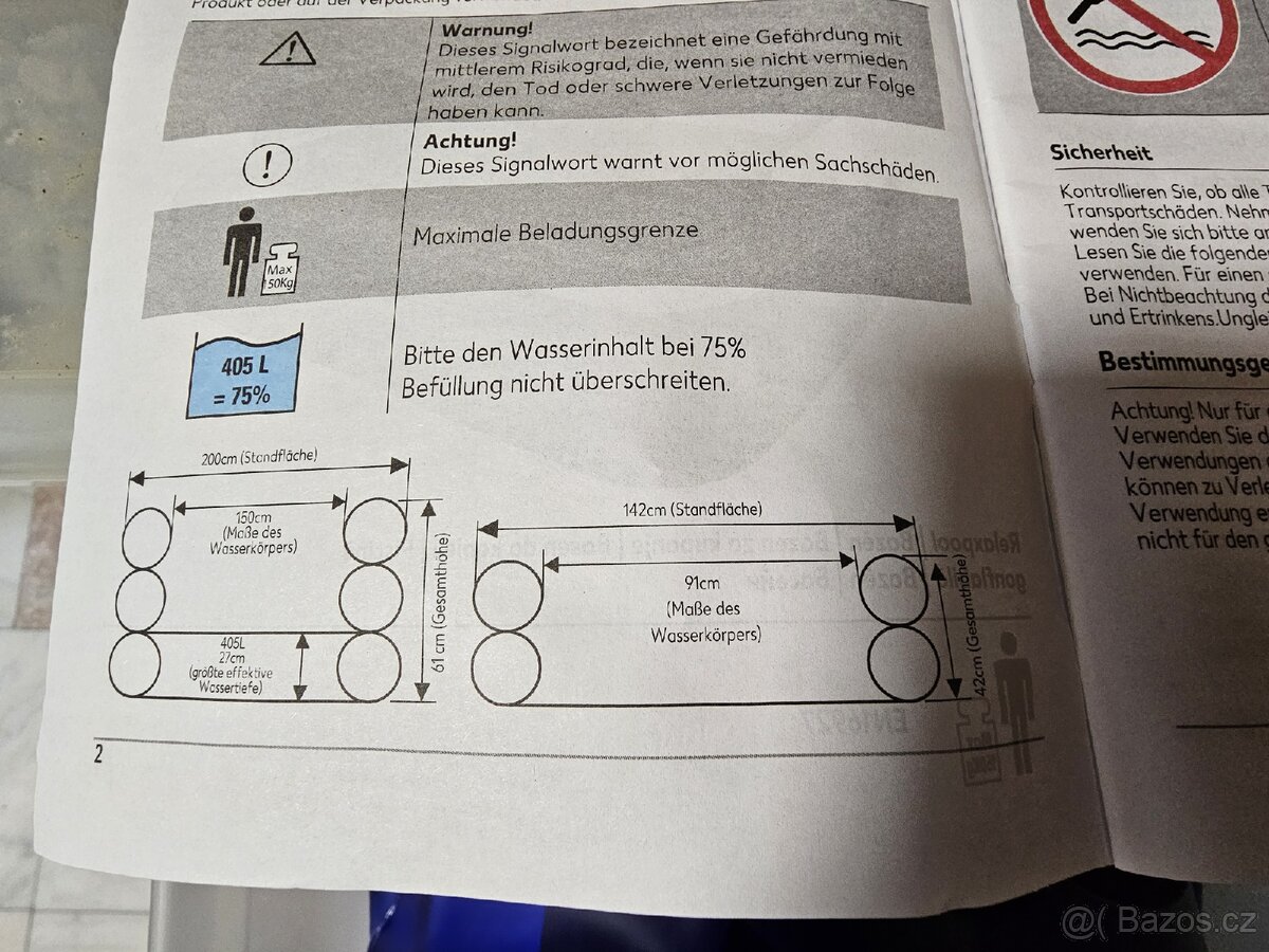 Bazéně Country side relax pool + pumpa - 3