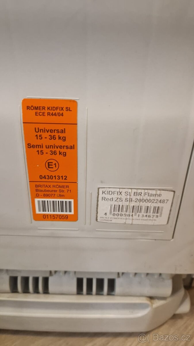 RÖMER KIDFIX SL červená - 3