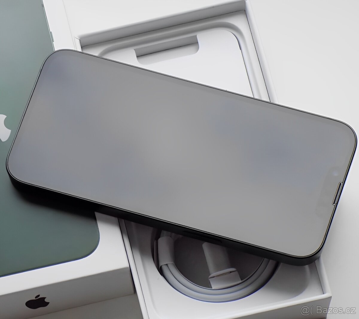 iPhone 13 Mini Green BATERIE 100% TOP - 3