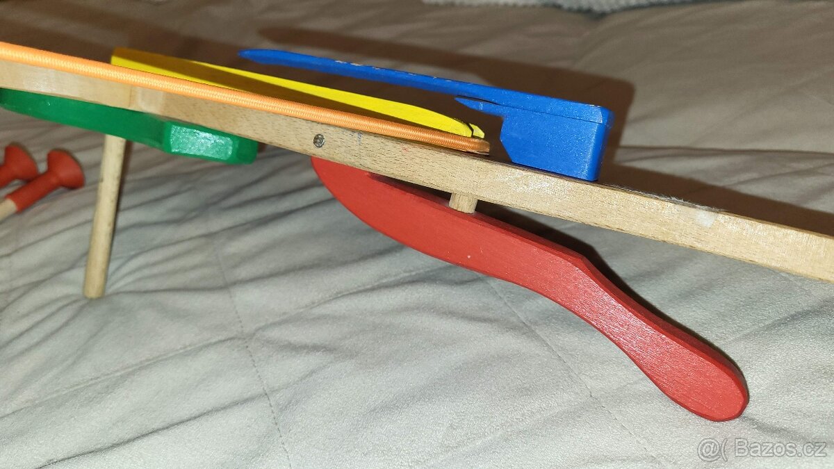 Dětská dřevěná kuše s šípy - 3